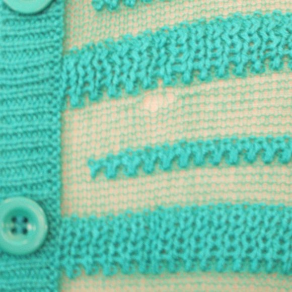 FOREVER 21 EMERALD DISTRESSED CROPPED SWEATER L - Picture 5 of 7